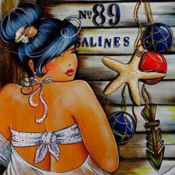 Girl in Salines  - DIY Diamond Painting