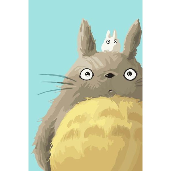 Totoro - DIY Painting By Numbers