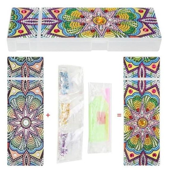 DIY Diamond Painting Pencil Case #3