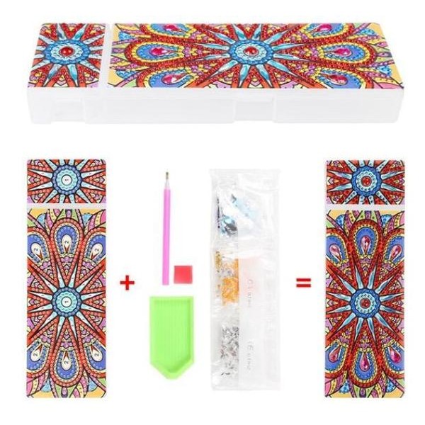 DIY Diamond Painting Pencil Case #1