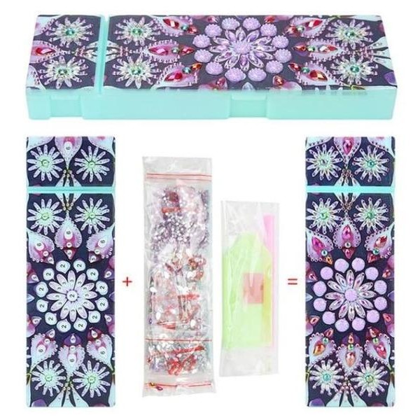 DIY Diamond Painting Pencil Case #2