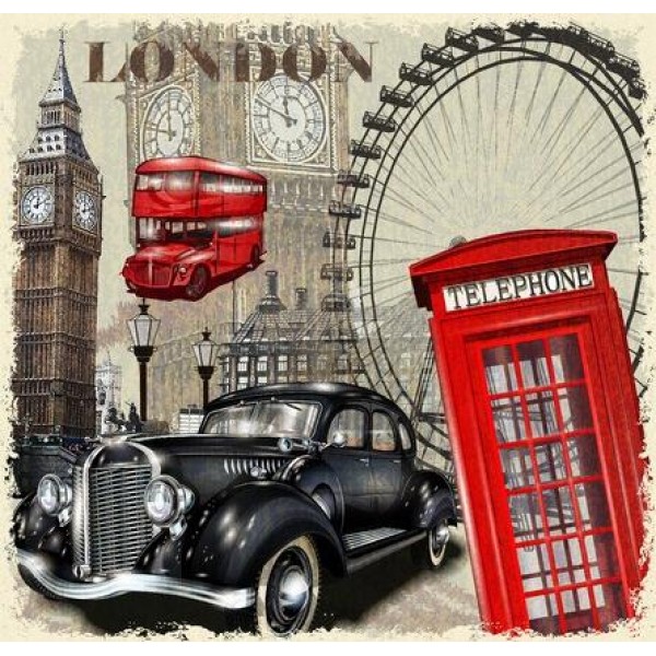 London Landmarks - DIY Diamond Painting