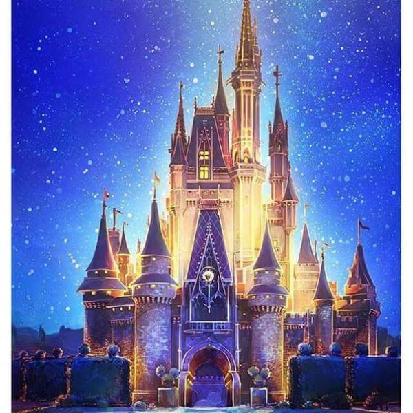 Disney Castle - DIY Diamond Painting