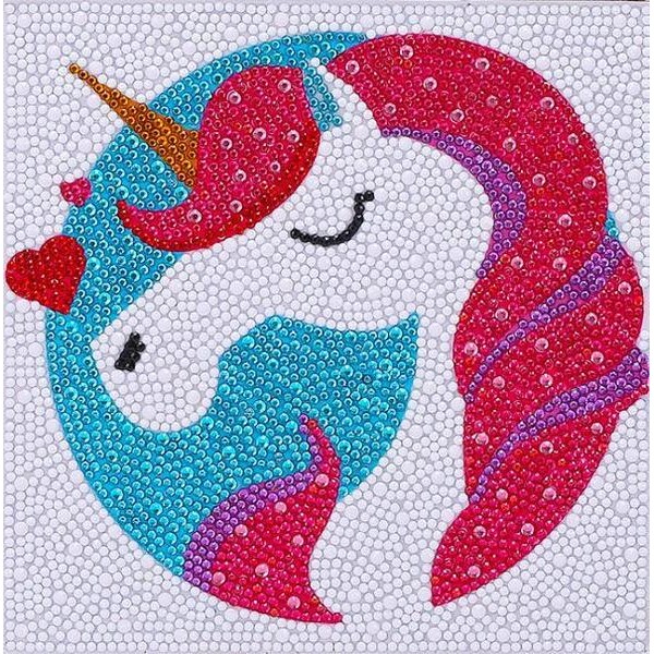 Lovely Unicorn - DIY Diamond Painting for Kids