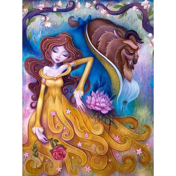 Beauty and the Beast - DIY Diamond Painting