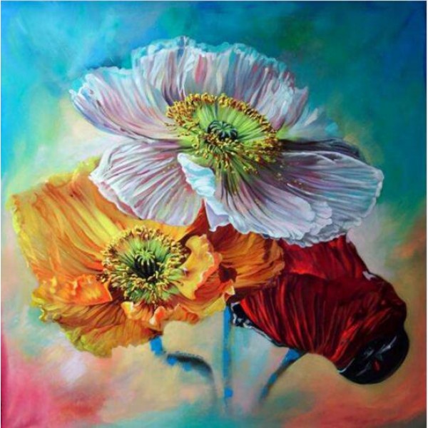 Flower Art - DIY Diamond Painting